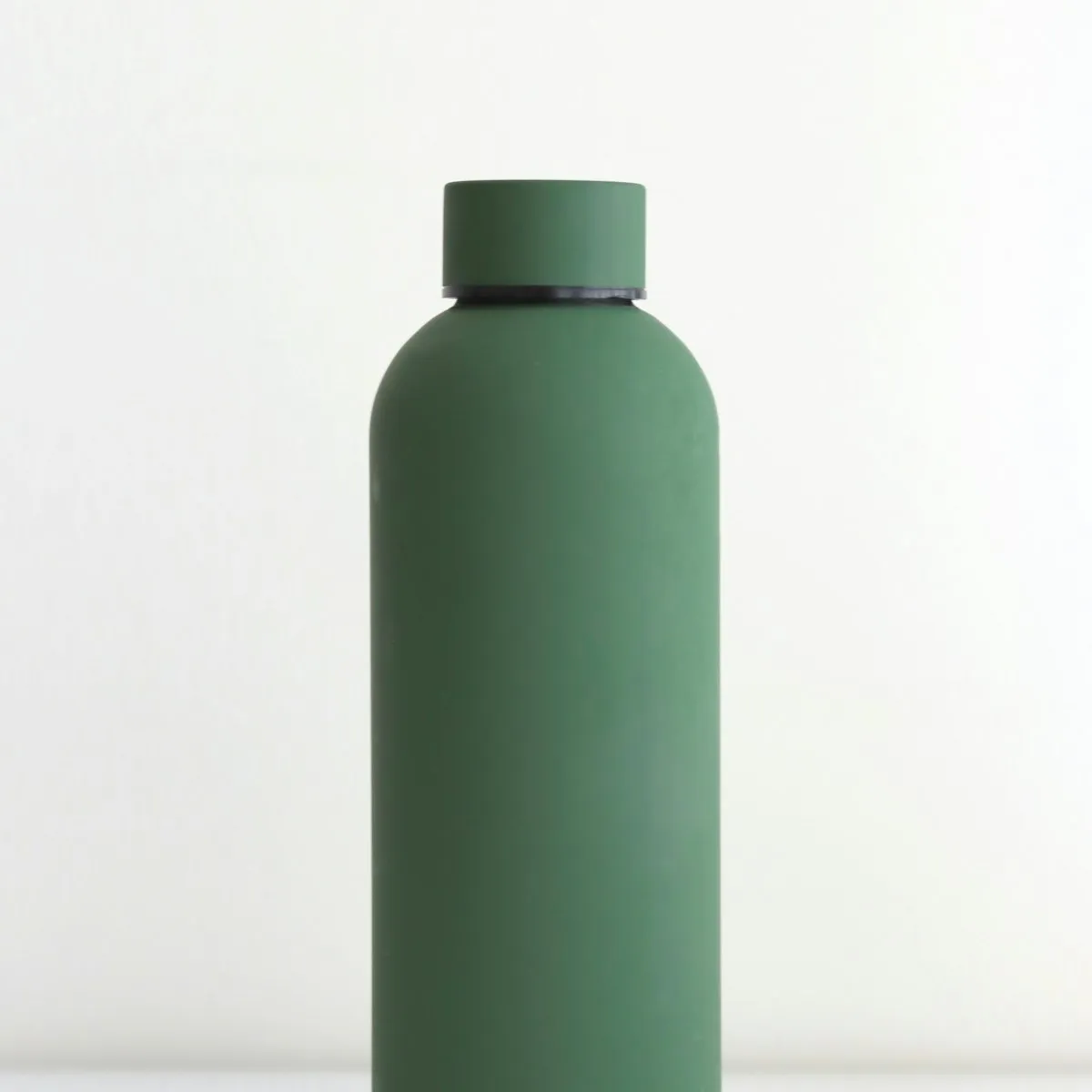 Gourde isotherme verte gravée du logo